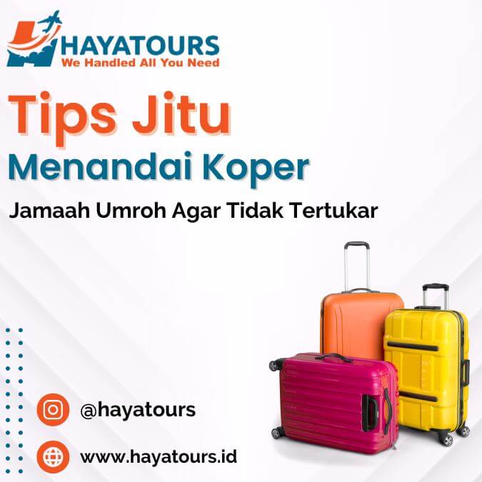 Tips Jitu Menandai Koper Jamaah Umrah agar Tidak Tertukar